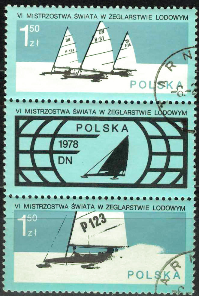 1978. Парусный спорт на льюу - Сцепка, Польша