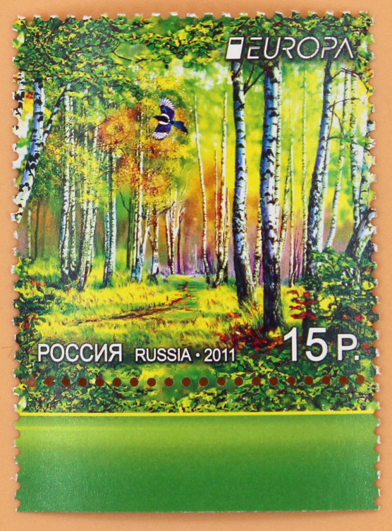 2011, 1480, Выпуск по программе "Европа". Леса. - Марка, Россия