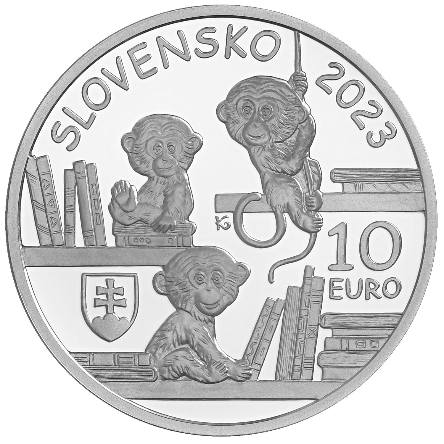 Представлена монета 10 евро "100-летие со дня рождения Кристы Бендовой", Словакия, серебро, 2023