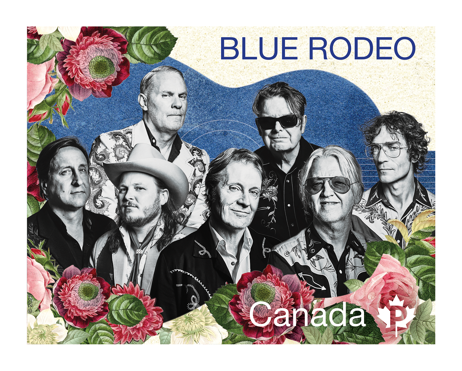 Канада выпустила новый буклет с марками, посвящённый группе Blue Rodeo