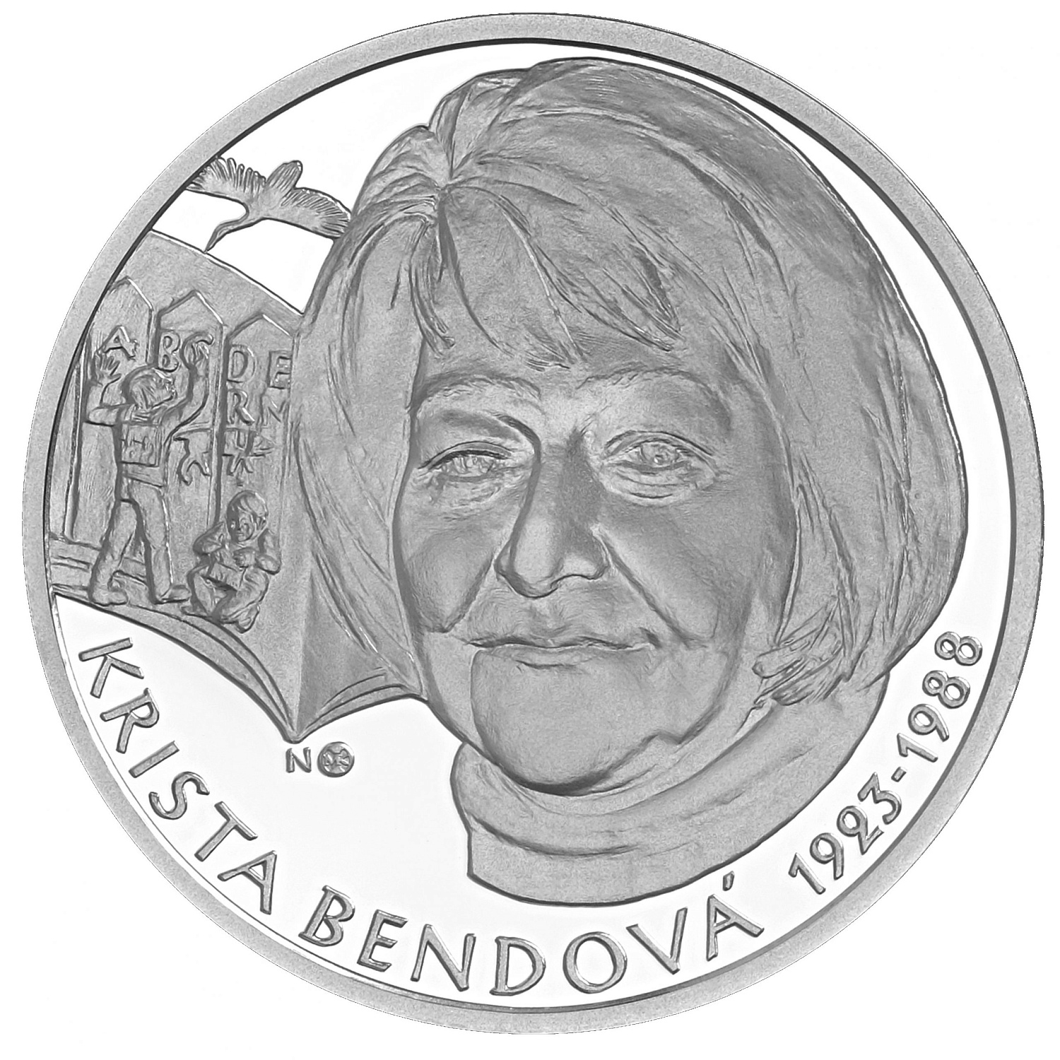 Представлена монета 10 евро "100-летие со дня рождения Кристы Бендовой", Словакия, серебро, 2023