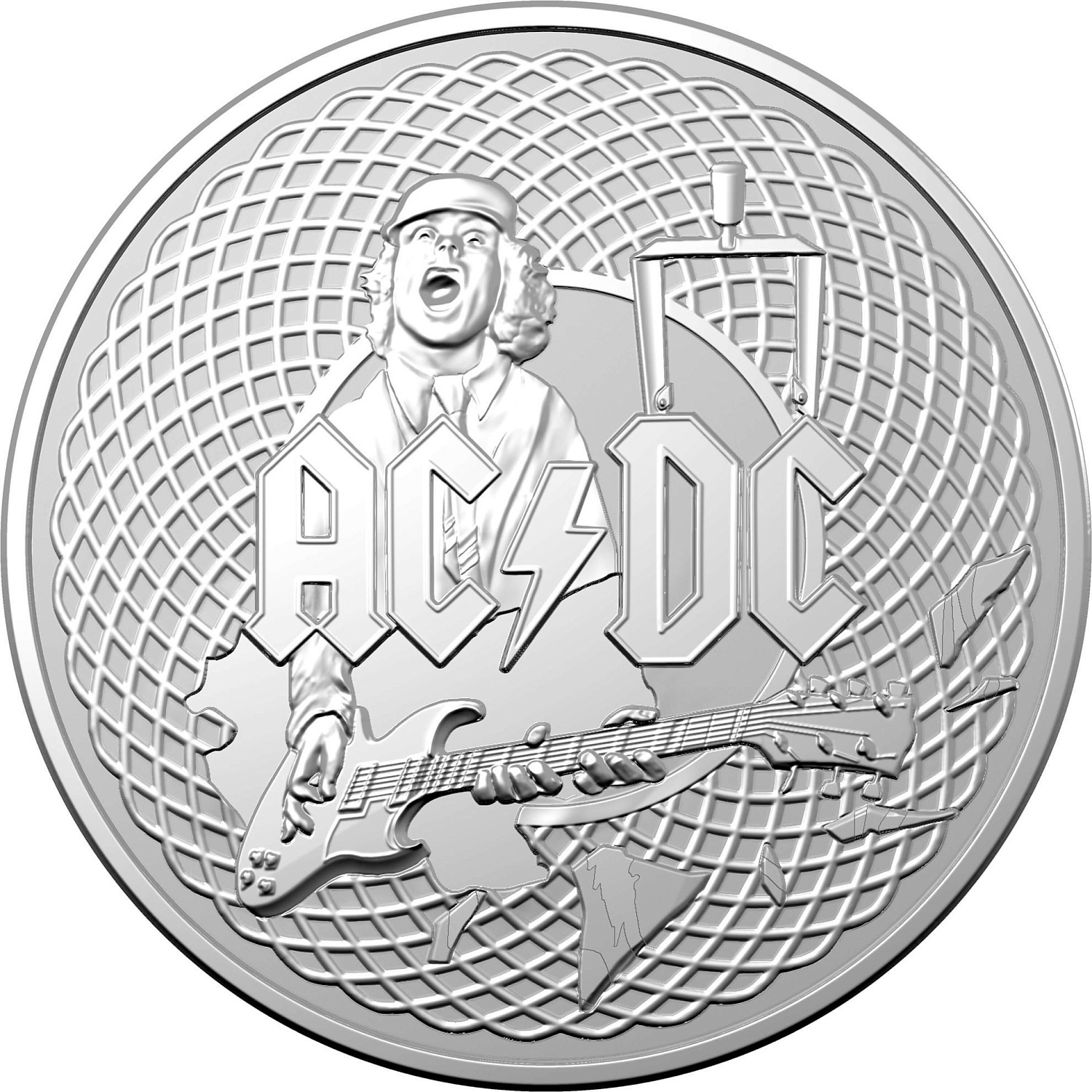 Автстралия выпустила монету 1 доллар, посвященную 45-летию группы AC/DC